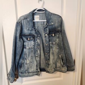 JOE'S Women's Distressed Jean Jacket Size Medium